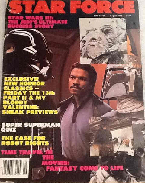 STAR FORCE magazine side cover August 1981