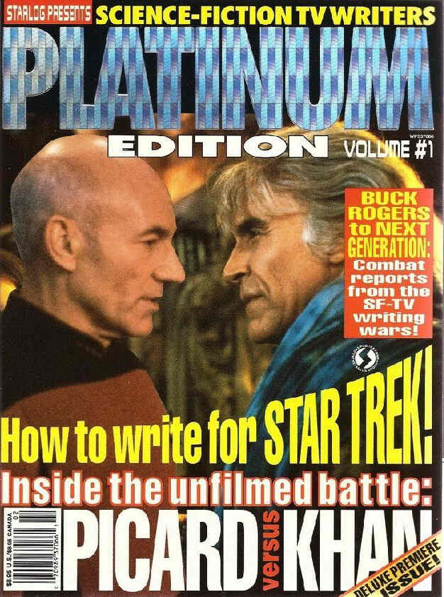 STARLOG PRESENTS PLATINUM EDITION magazine side cover Issue 1  1993