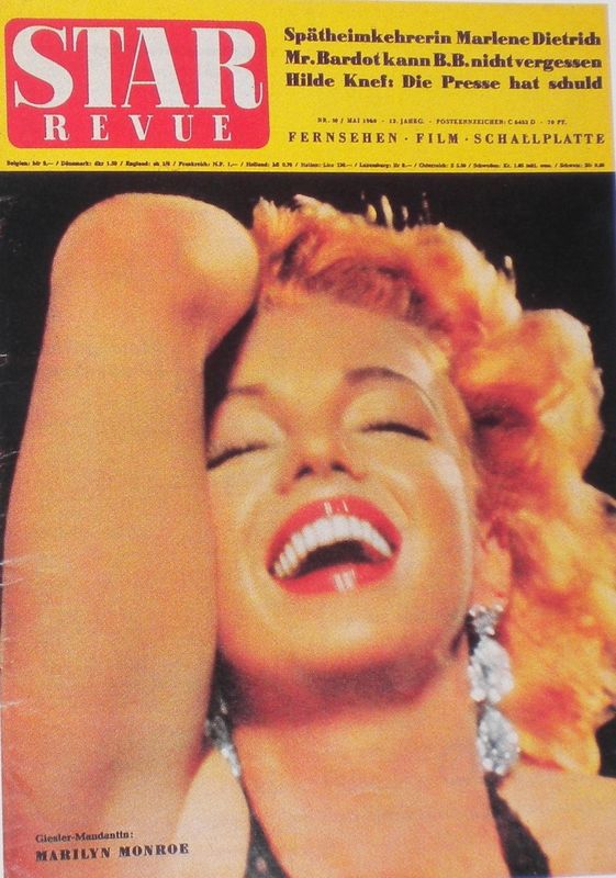 STAR REVUE magazine side cover Issue 10  1960