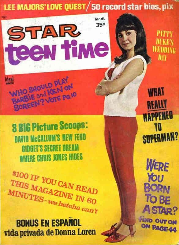 STAR TEEN TIME magazine side cover April 1966