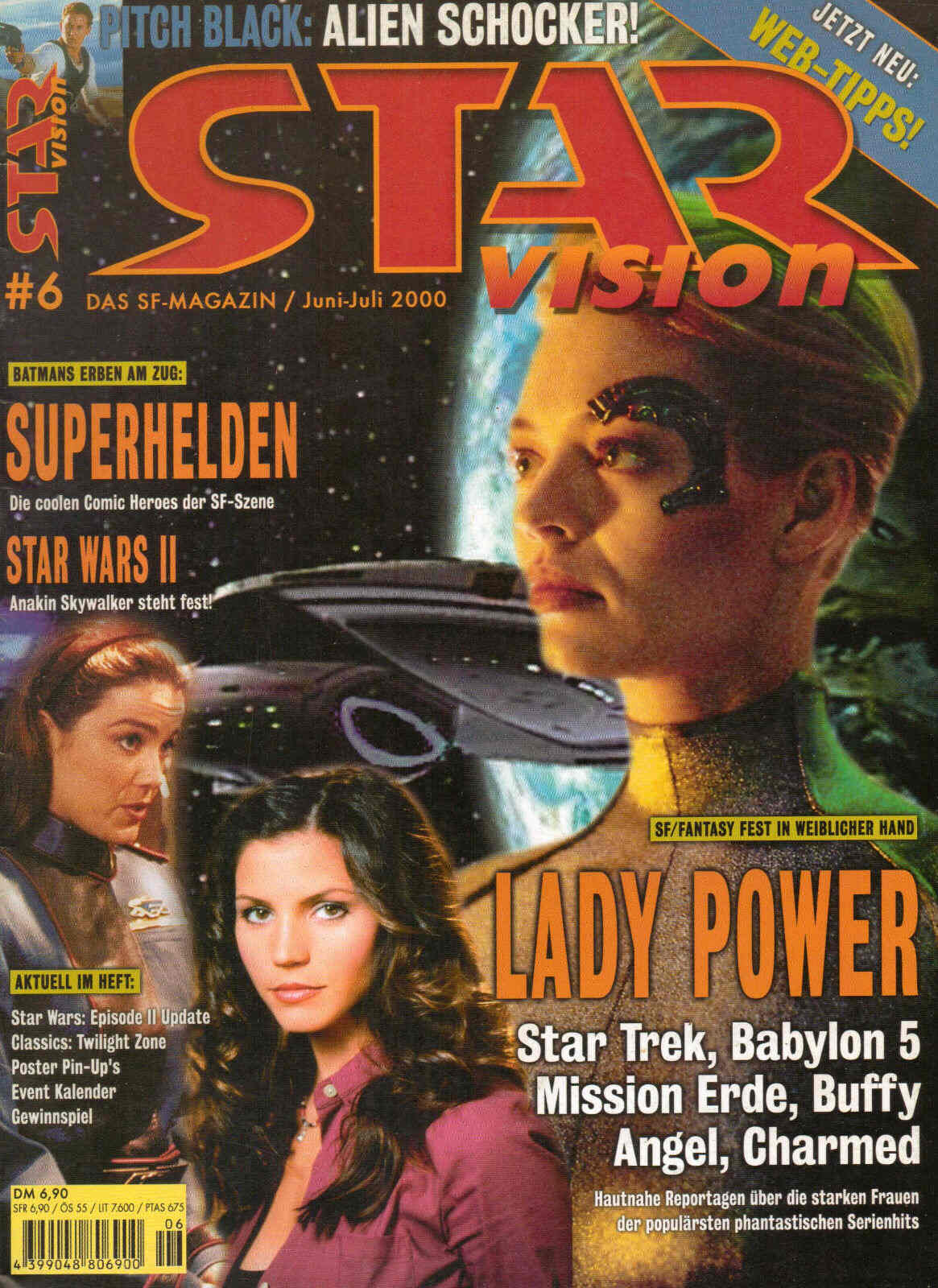 STAR VISION magazine side cover Issue 6 June/July 2000
