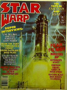 STAR WARP magazine side cover Issue 3  Vol 1 # 3 August 1978