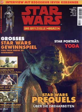 STAR WARS (DE) magazine side cover Issue 7 October/November/December 1997