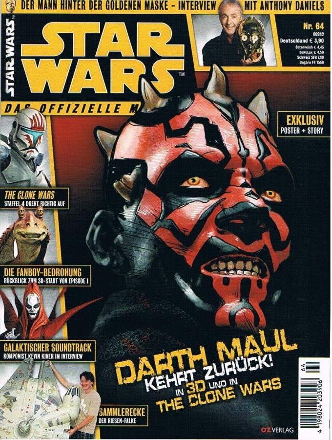 STAR WARS (DE) magazine side cover Issue 64  2012