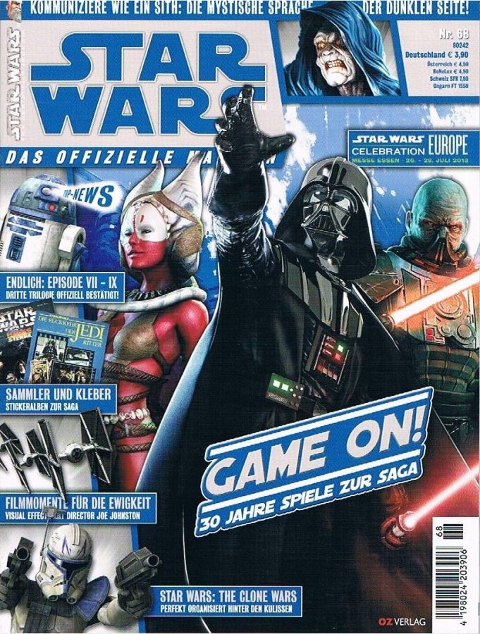 STAR WARS (DE) magazine side cover Issue 68  2013