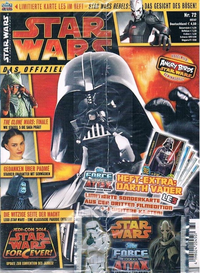 STAR WARS (DE) magazine side cover Issue 72  2014