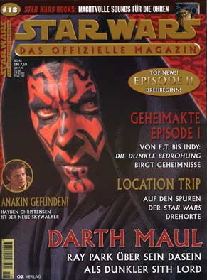 STAR WARS (DE) magazine side cover Issue 18 July/August/September 2000