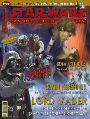 STAR WARS (DE) magazine side cover Issue 19 October/November/December 2000