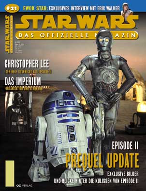 STAR WARS (DE) magazine side cover Issue 21 April/May/June 2001
