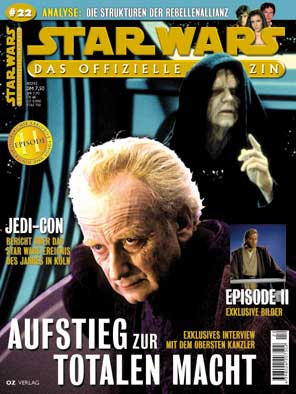 STAR WARS (DE) magazine side cover Issue 22 July/August/September 2001