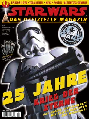 STAR WARS (DE) magazine side cover Issue 27 October/November/December 2002