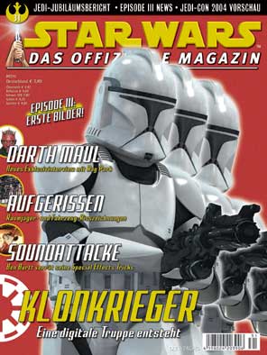 STAR WARS (DE) magazine side cover Issue 31 October/November/December 2003