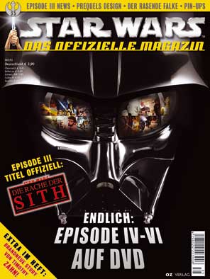 STAR WARS (DE) magazine side cover Issue 35 October/November/December 2004