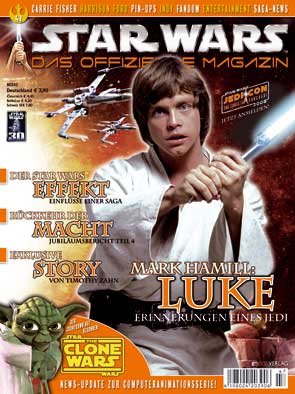 STAR WARS (DE) magazine side cover Issue 47 October/November/December 2007