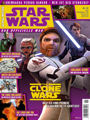 STAR WARS (DE) magazine side cover Issue 51 October/November/December 2008
