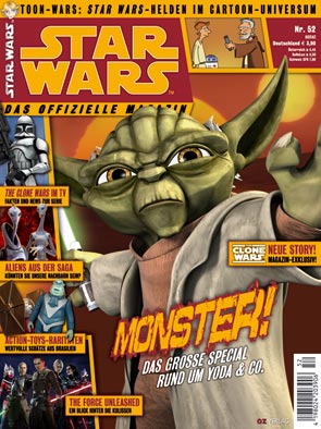 STAR WARS (DE) magazine side cover Issue 52 January/February/March 2009