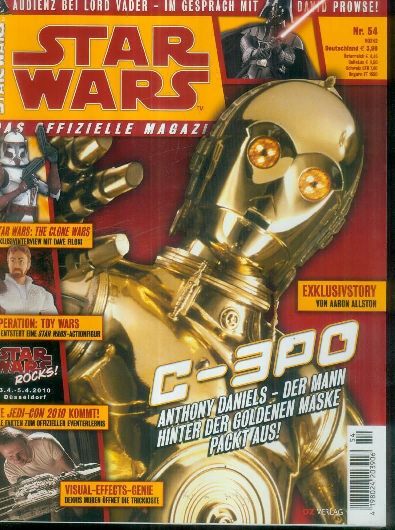 STAR WARS (DE) magazine side cover Issue 54 July/August/September 2009