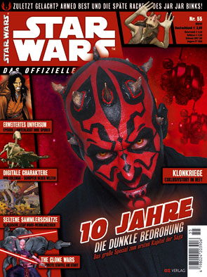 STAR WARS (DE) magazine side cover Issue 55 October/November/December 2009
