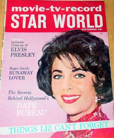 STAR WORLD magazine side cover September 1960