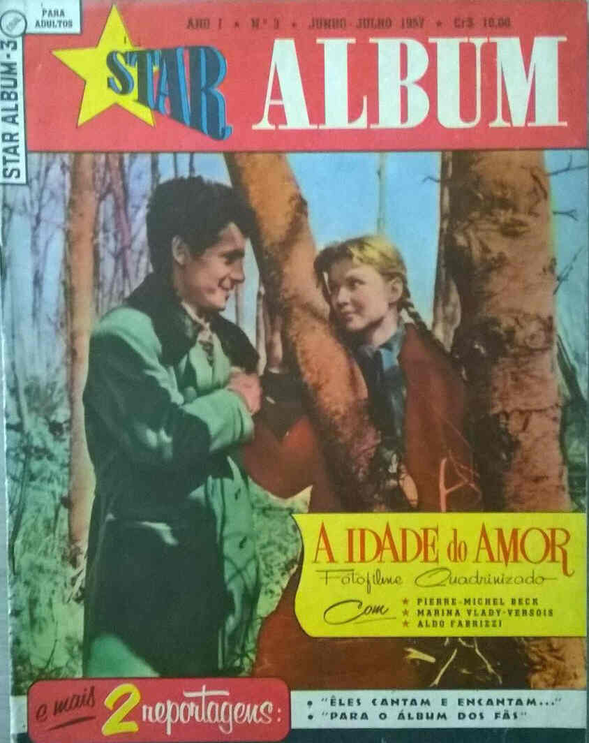 STAR ALBUM (Br) magazine side cover Issue 3 June/July 1957