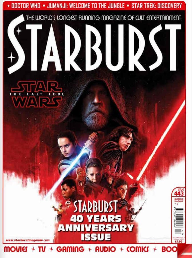 STARBURST magazine side cover Issue 443  December 2017