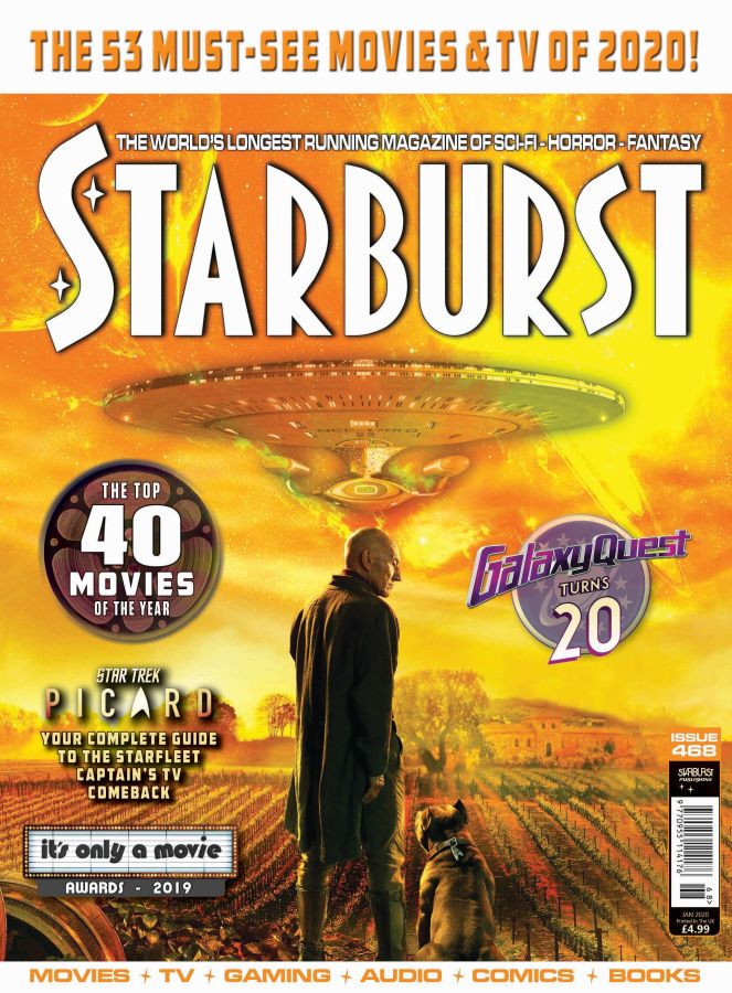 STARBURST magazine side cover Issue 468  January 2020