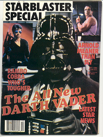 STARBLASTER SPECIAL magazine side cover October 1986