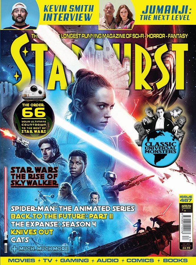 STARBURST magazine side cover Issue 467  December 2019