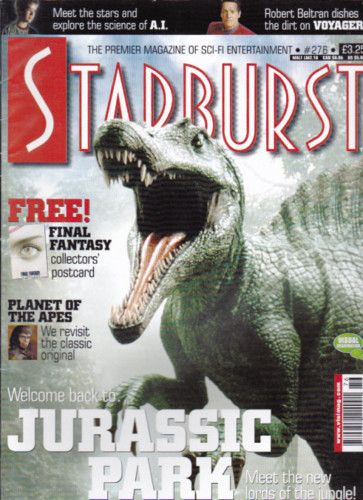 STARBURST magazine side cover Issue 276 August 2001
