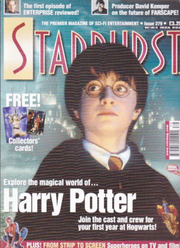 STARBURST magazine side cover Issue 279 November 2001