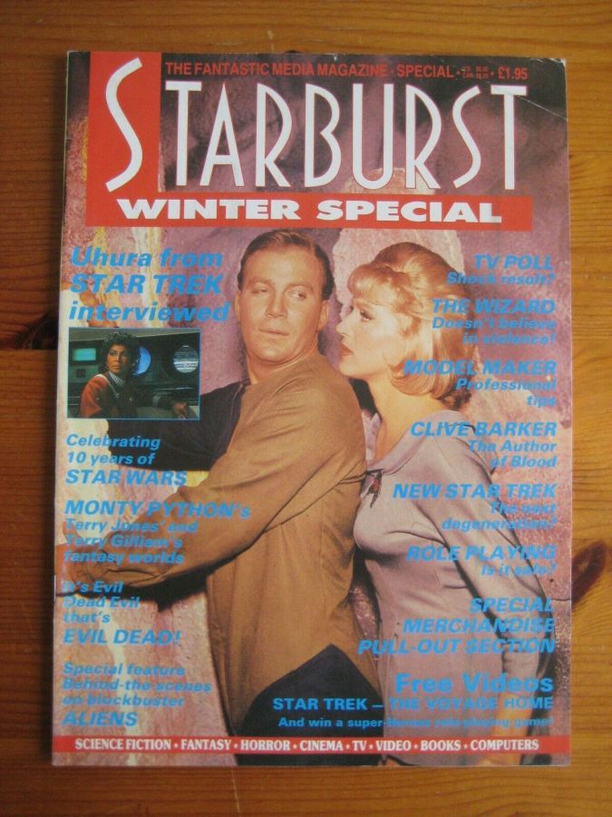 STARBURST magazine side cover  Special #1 Winter 1987