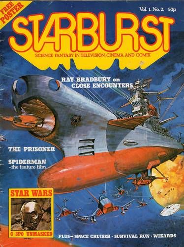 STARBURST magazine side cover Issue 2 February 1978