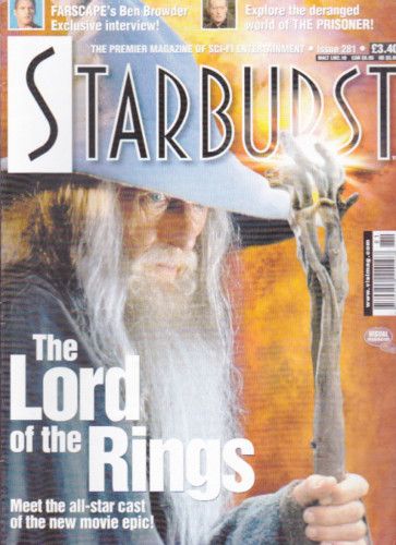 STARBURST magazine side cover Issue 281 January 2002