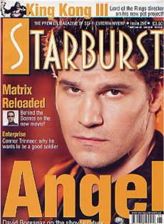 STARBURST magazine side cover Issue 298 May 2003
