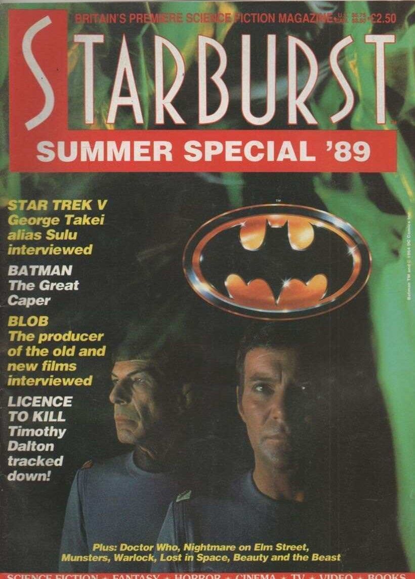 STARBURST magazine side cover  Special #3 Summer 1989