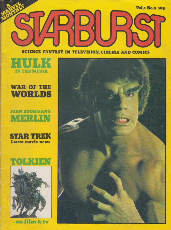 STARBURST magazine side cover Issue 4 December 1978