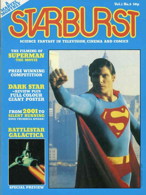 STARBURST magazine side cover Issue 5 January 1979