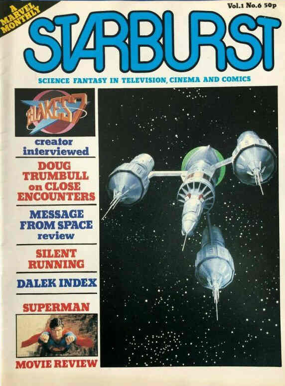 STARBURST magazine side cover Issue 6 February 1979