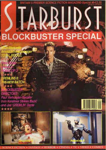 STARBURST magazine side cover  Special #6  1990