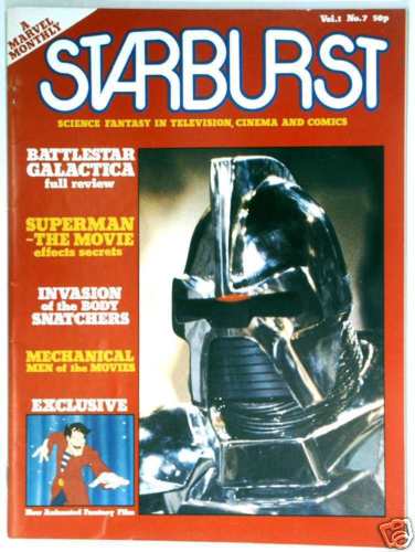 STARBURST magazine side cover Issue 7 March 1979
