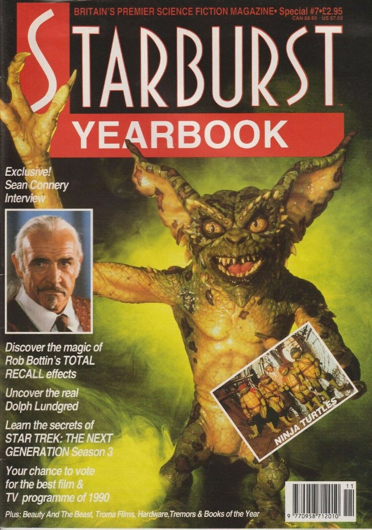 STARBURST magazine side cover  Special #7, Yearbook  1990