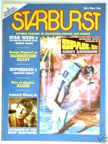 STARBURST magazine side cover Issue 8 April 1979
