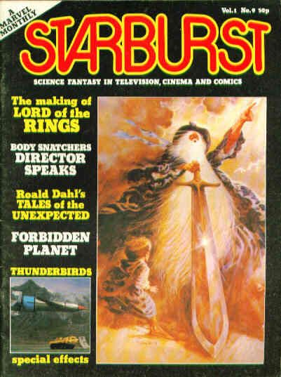STARBURST magazine side cover Issue 9 May 1979