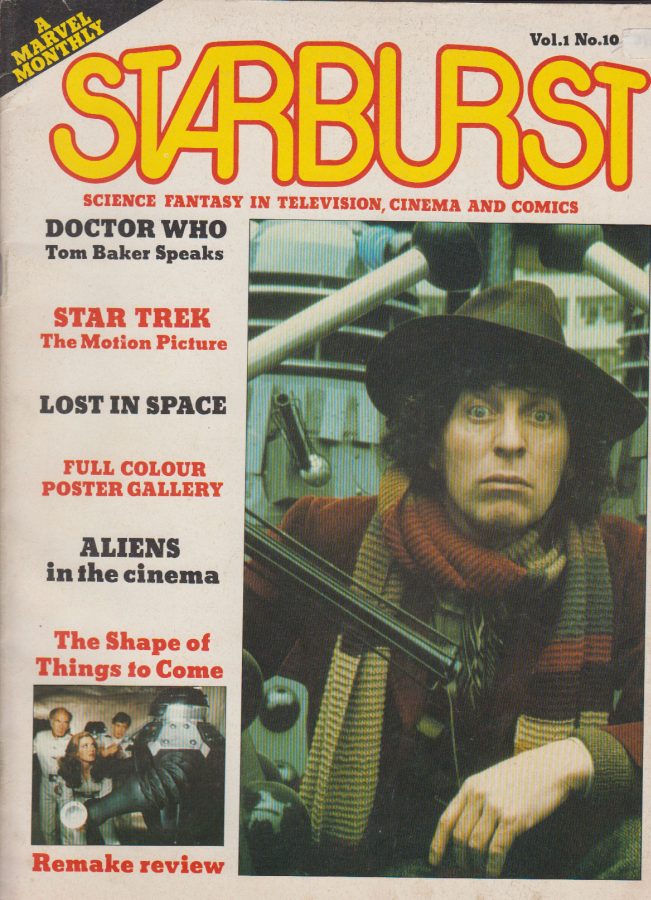 STARBURST magazine side cover Issue 10 June 1979