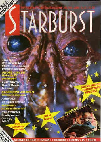 STARBURST magazine side cover Issue 101 January 1987