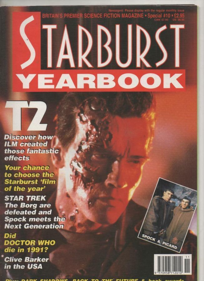 STARBURST magazine side cover  Special #10 Yearbook  1991