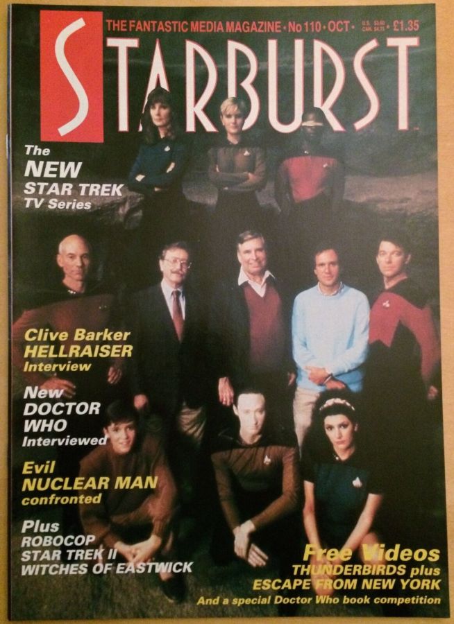 STARBURST magazine side cover Issue 110 October 1987