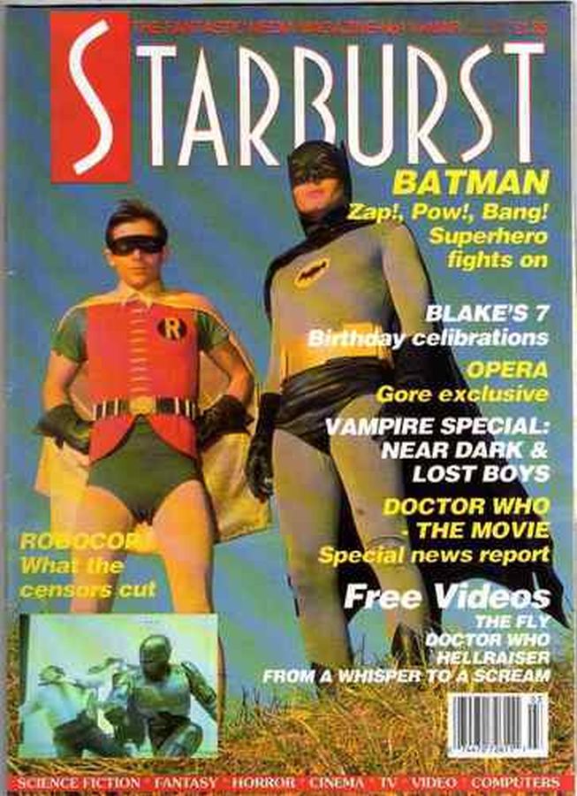 STARBURST magazine side cover Issue 115 March 1988