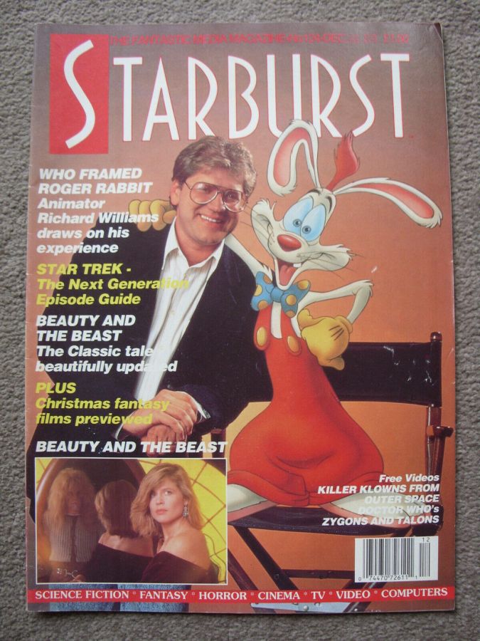 STARBURST magazine side cover Issue 124 December 1988