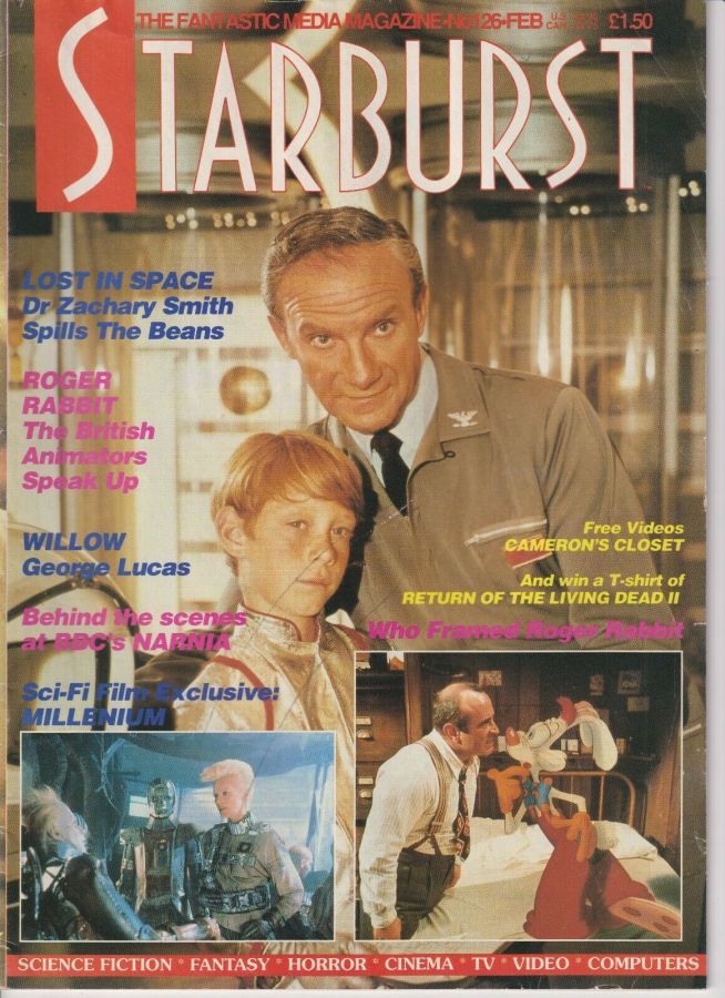 STARBURST magazine side cover Issue 126 February 1989